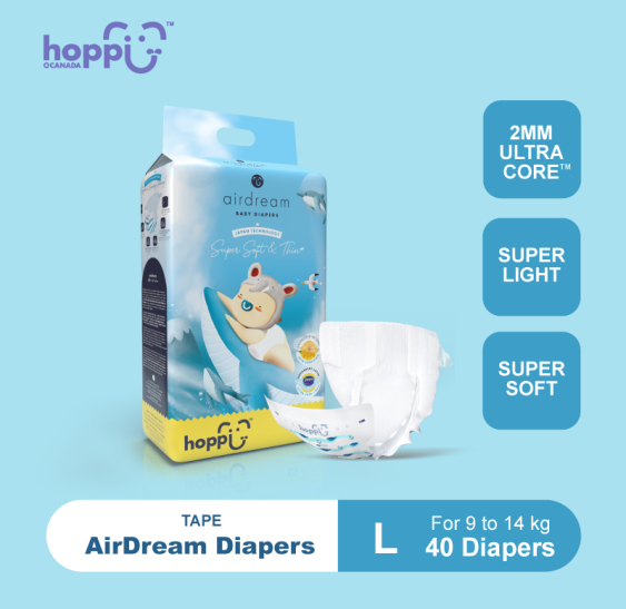 Tã Dán Hoppi Size L - 40 miếng