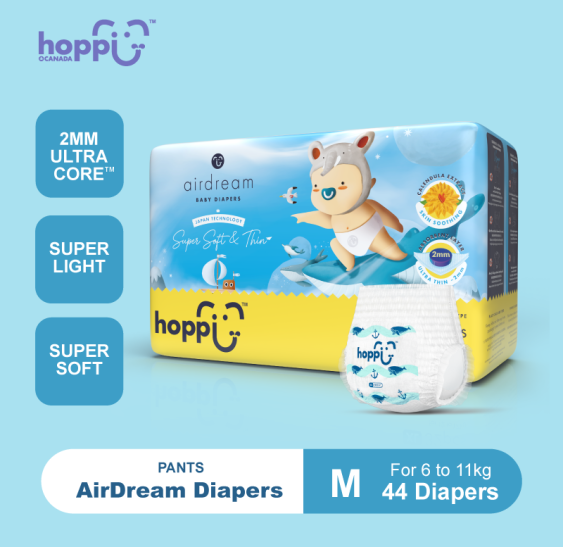Tã Quần Em Bé Hoppi Size M – 44 miếng