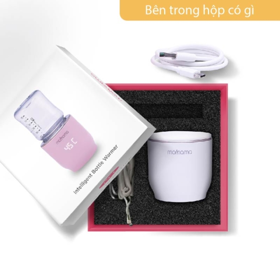 Máy Hâm Sữa Thông Minh Momama - Hồng