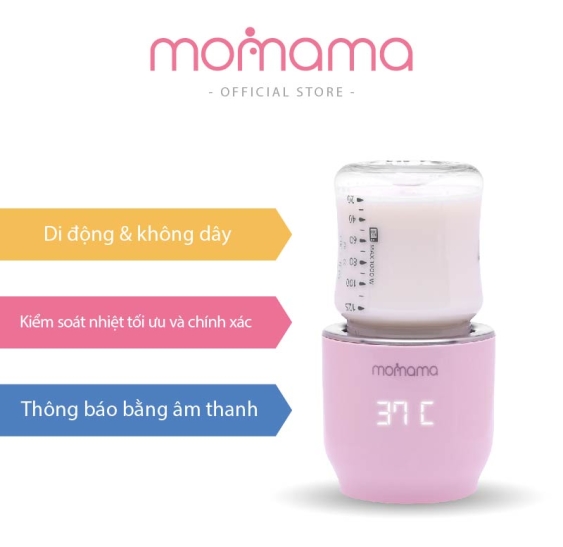 Máy Hâm Sữa Thông Minh Momama - Hồng