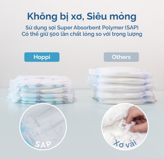 Tã Quần Em Bé Hoppi Size XL – 32 miếng